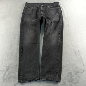 Vintage Y2K Levis Jeans 38x32 (Fits 36x32) Black Faded Wide Baggy Grunge Skater